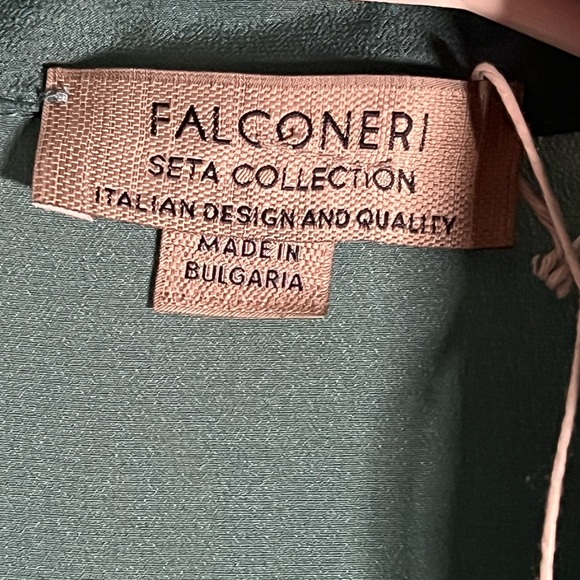 100% FALCONERI Silk Blouse - Picture 9 of 9